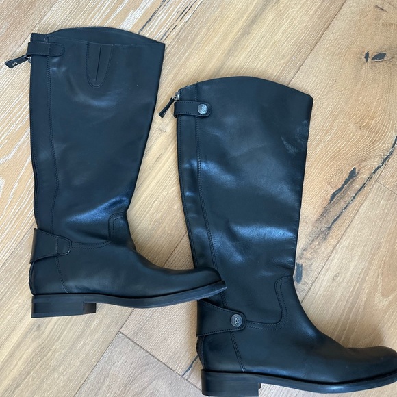 Women’s Sam Edelman Mikala Knee High Wide Calf Black riding boot - Picture 8 of 11